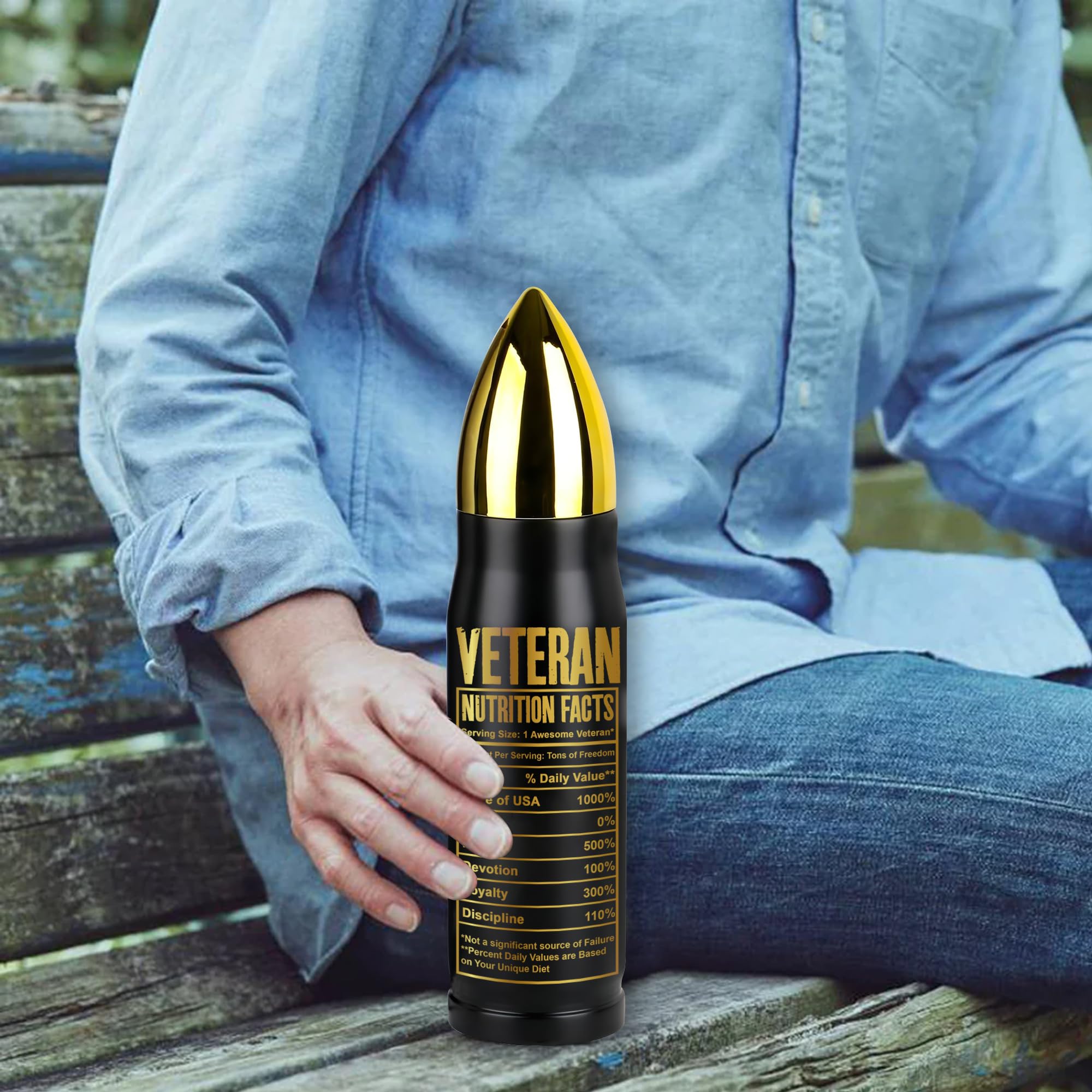 Limima tumbler on picnic table lifestyle shot showing everyday use