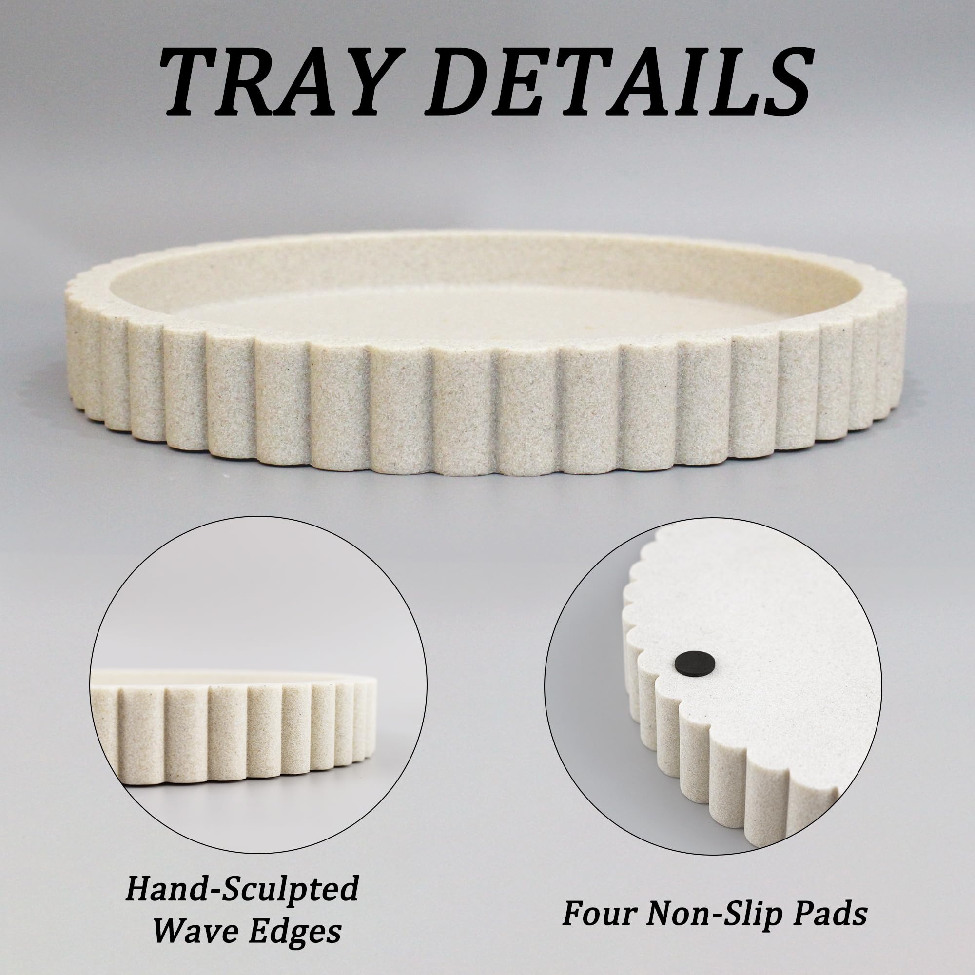 LIN CHUAN tray beside a book to show scale and suitable tabletop footprint benefit