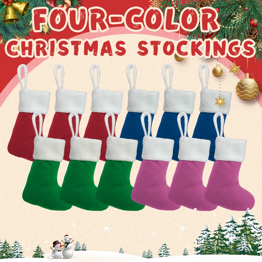 LinaGarten stocking next to hand and ruler showing 7-inch size for scale
