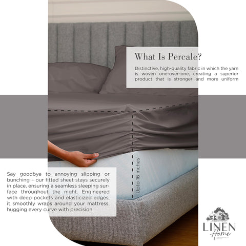 Linen Home pillowcase z-hem detail highlighting refined finish and durability