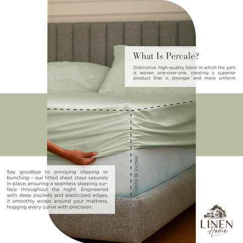 Linen Home pillowcase texture close-up illustrating soft, breathable cotton