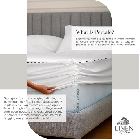 Linen Home pillowcase edge detail highlighting premium stitch finish