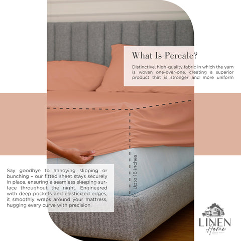 Linen Home pillowcase z‑hem stitched edge detail for refined finish and durability
