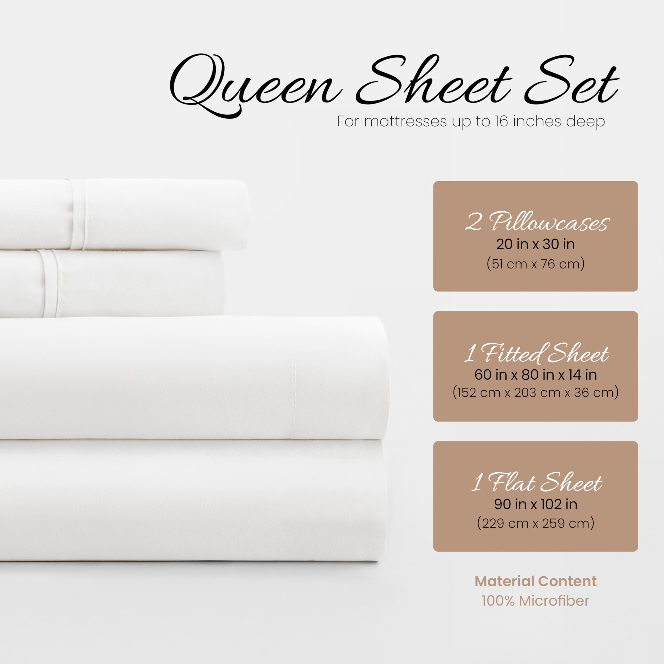 Linen Market fitted sheet deep 16 inch pocket highlighting secure fit