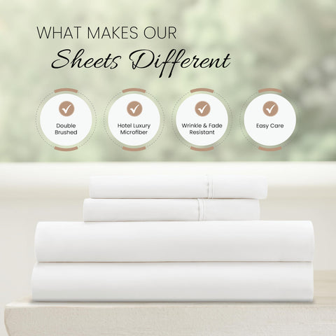 Linen Market two pillowcases stacked showing smooth finish benefit
