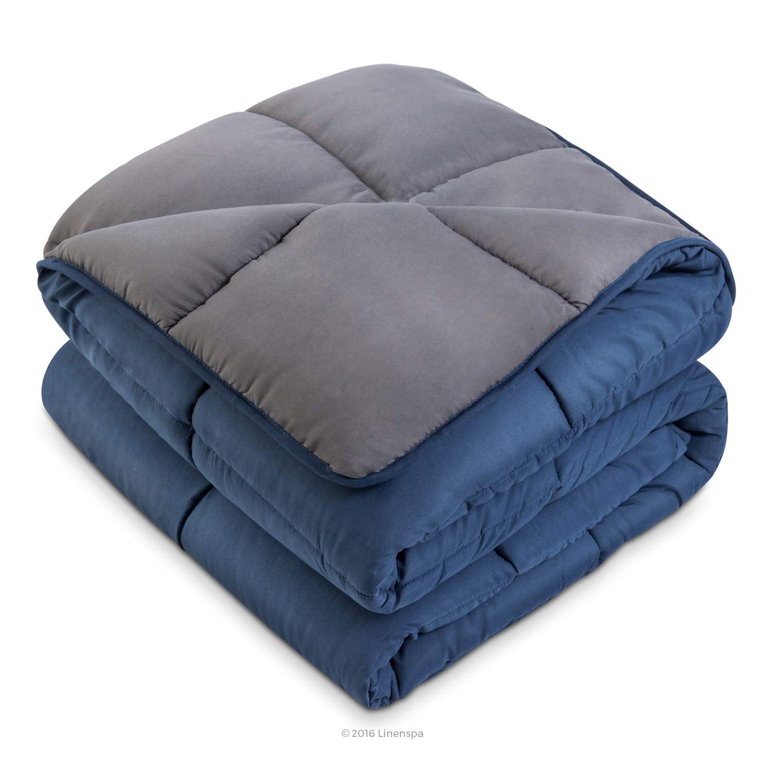 Linenspa reverse navy side displayed to show contrasting graphite and styling versatility