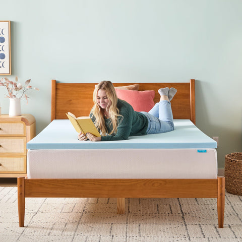 Linenspa in dorm room lifestyle scene providing cozy, portable comfort