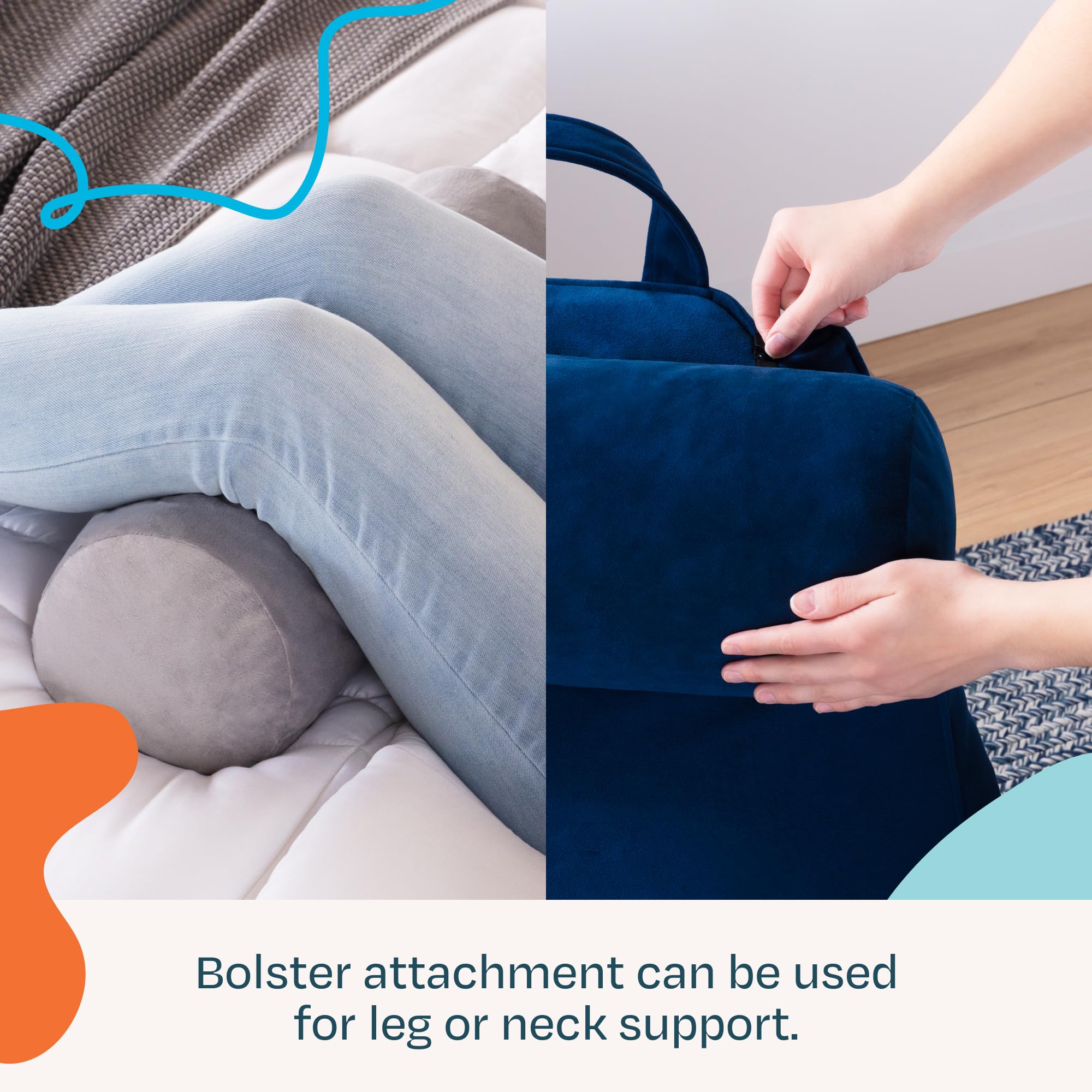 Linenspa side profile displaying wide arms and tall back for stable lounging posture