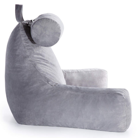 Linenspa on mattress for scale showing XL coverage and deeper support area