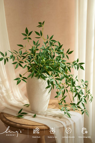Ling's moment length comparison of garland pieces to show flexible sizing options