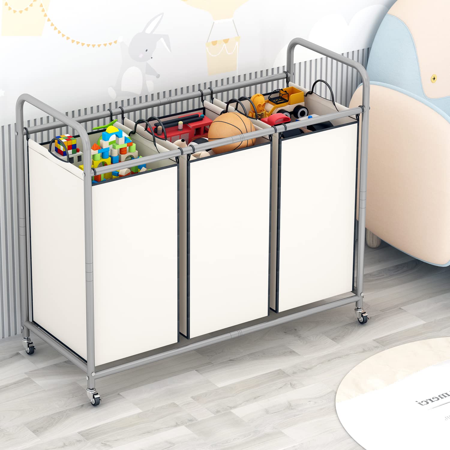 LINZINAR caster detail with lock demonstrating smooth mobility and stability