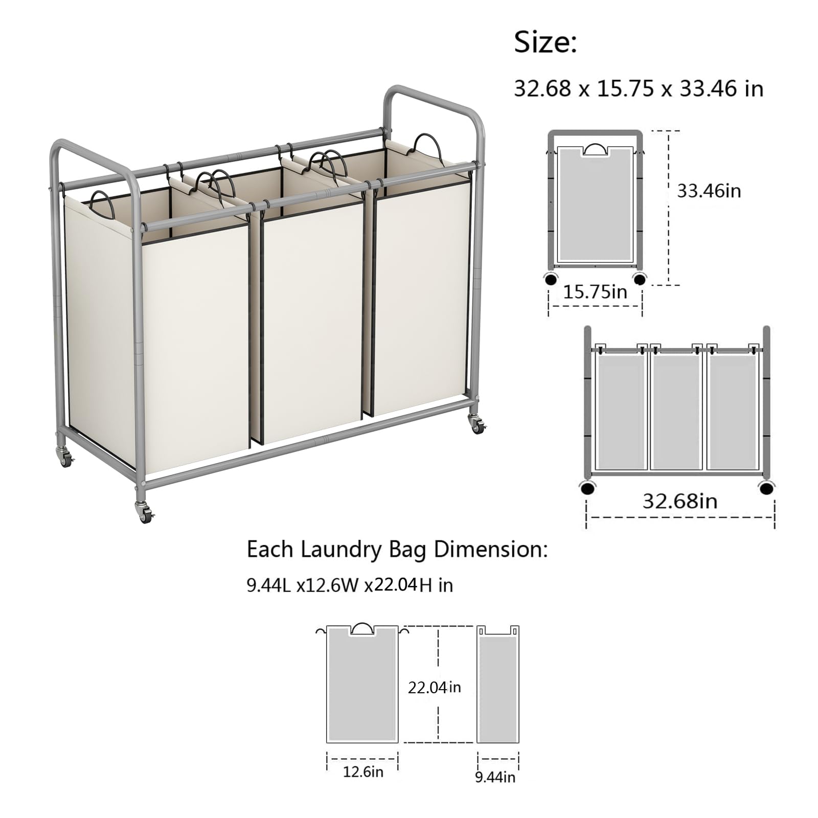 LINZINAR size comparison next to washer showing compact space-saving benefit