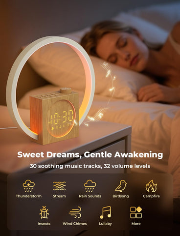 LIORQUE nightlight breathing mode creating calming light for better relaxation