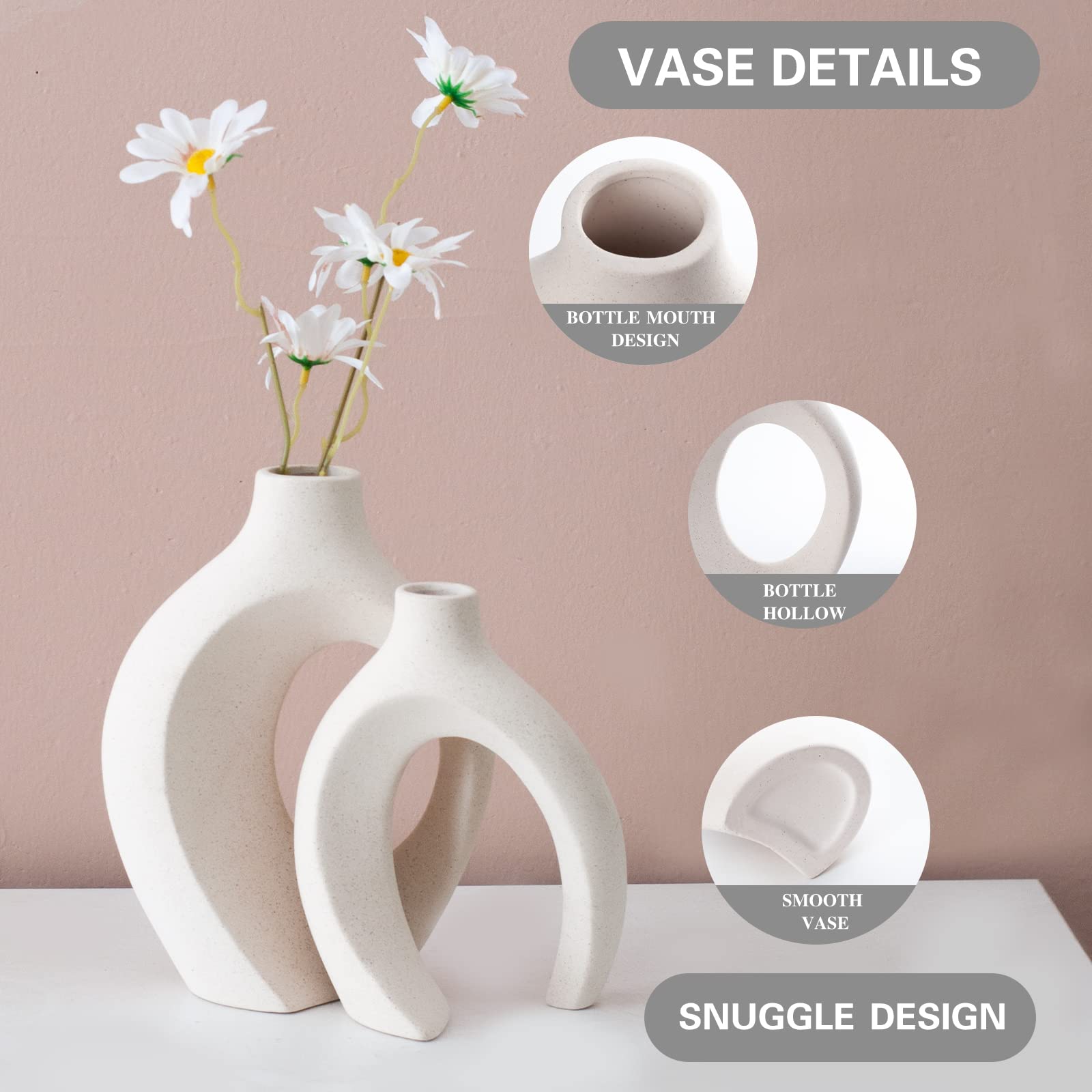 Liotww large vase profile showing shape and stability for single stems