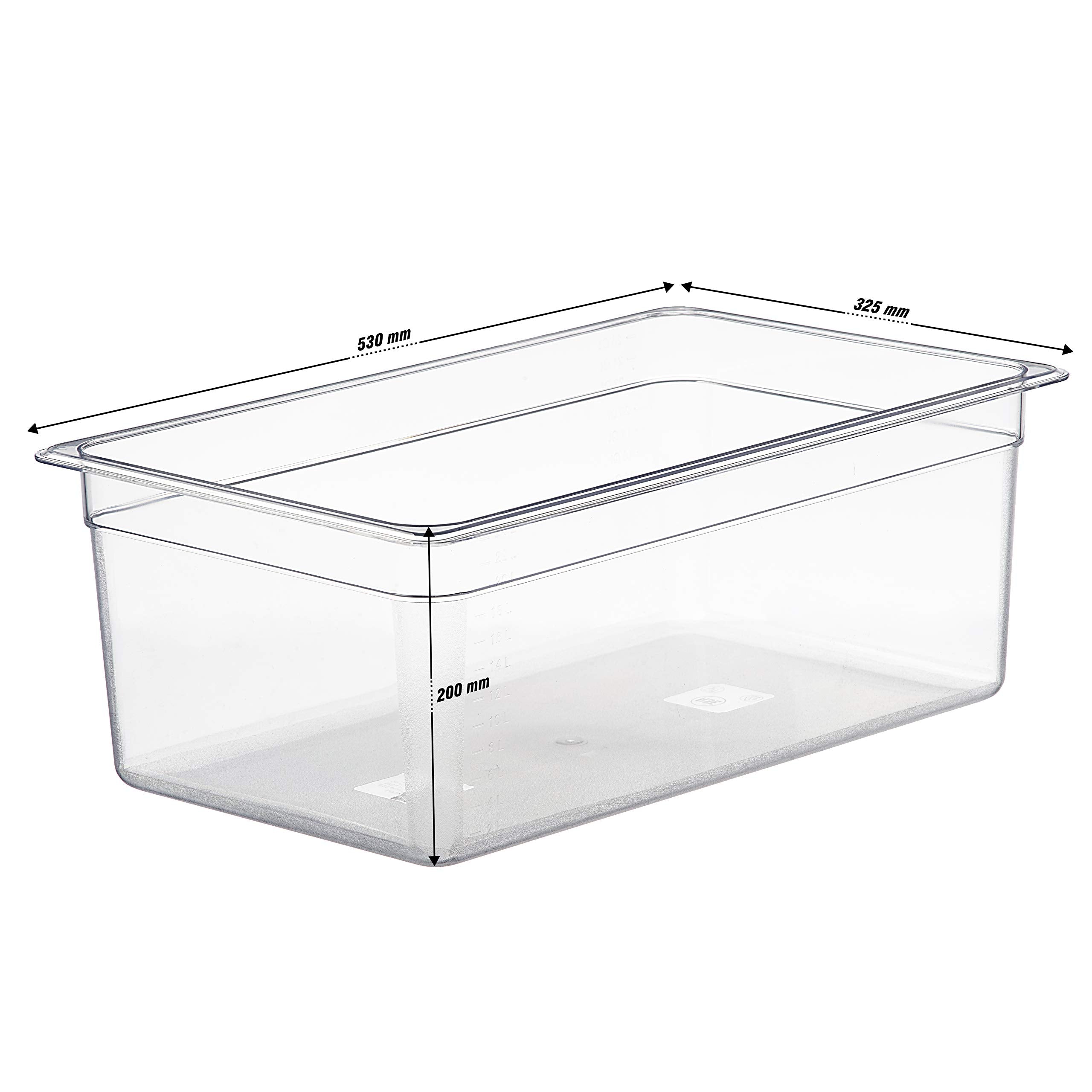 LIPAVI C20 size comparison with vacuum bags showing workable capacity