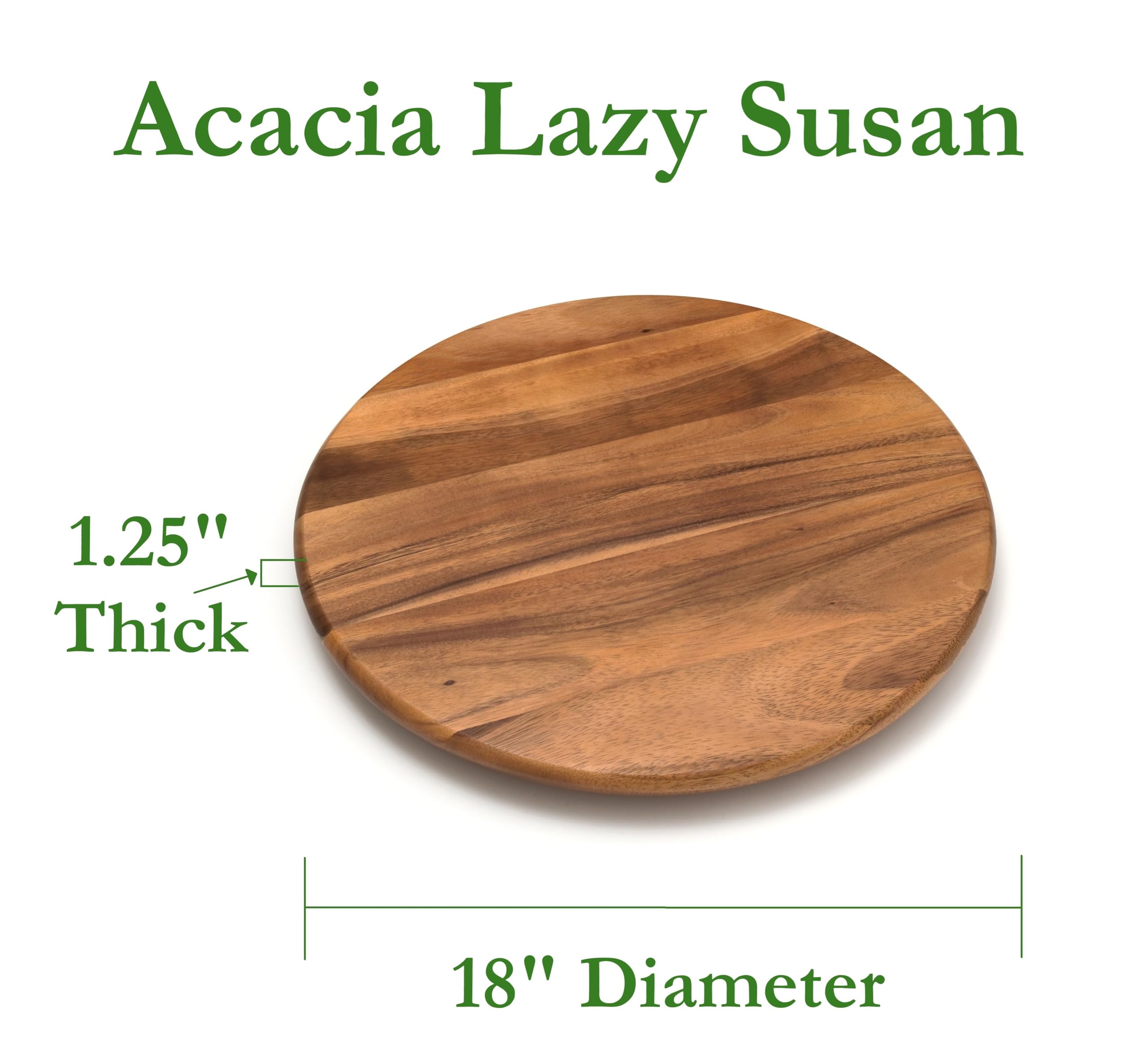 Lipper International close-up of acacia grain highlighting durable natural finish