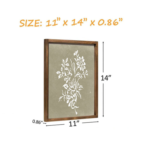 Liswit prints leaning on shelf for flexible, no-drill display benefit