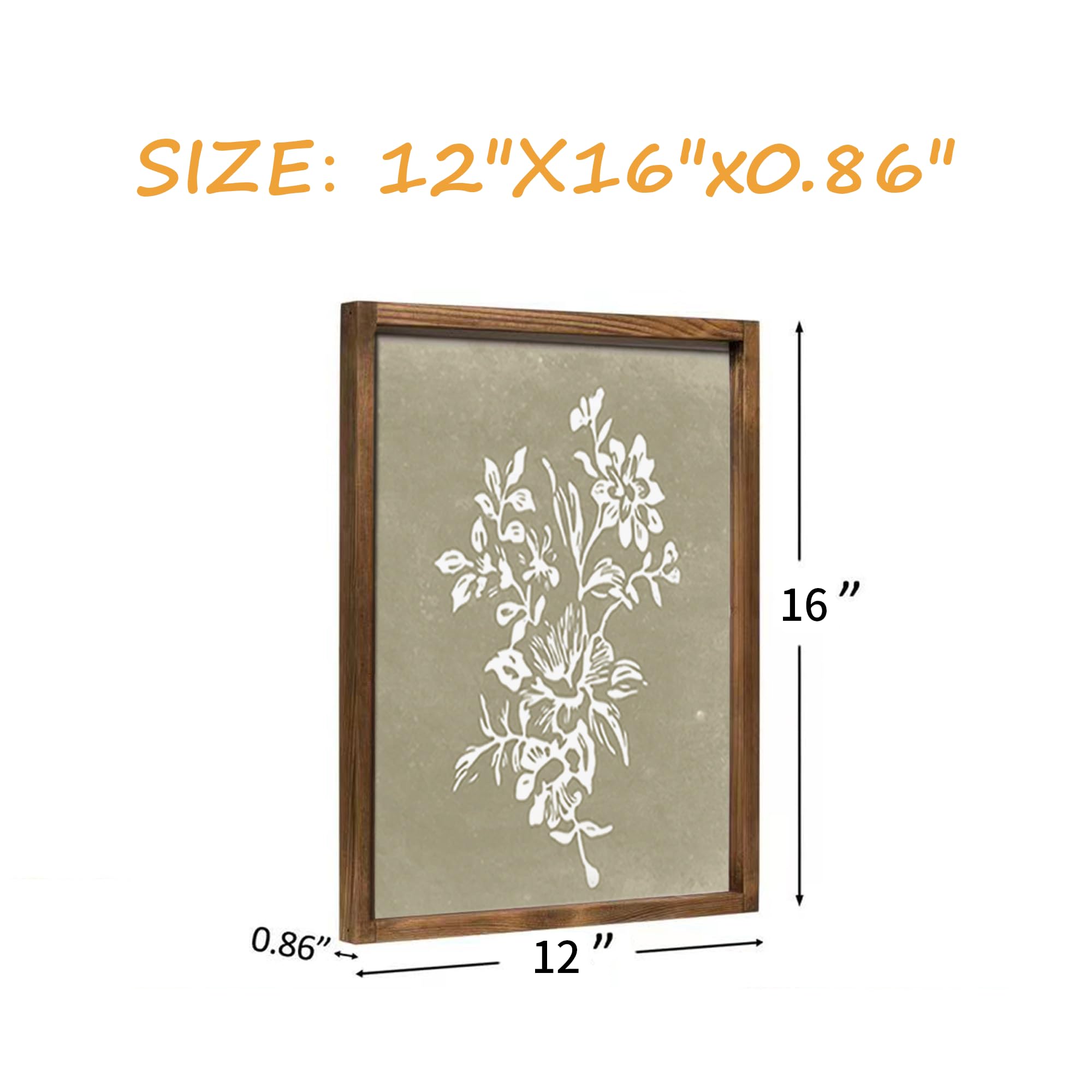 Liswit framed print with beige background showing neutral tone to blend easily