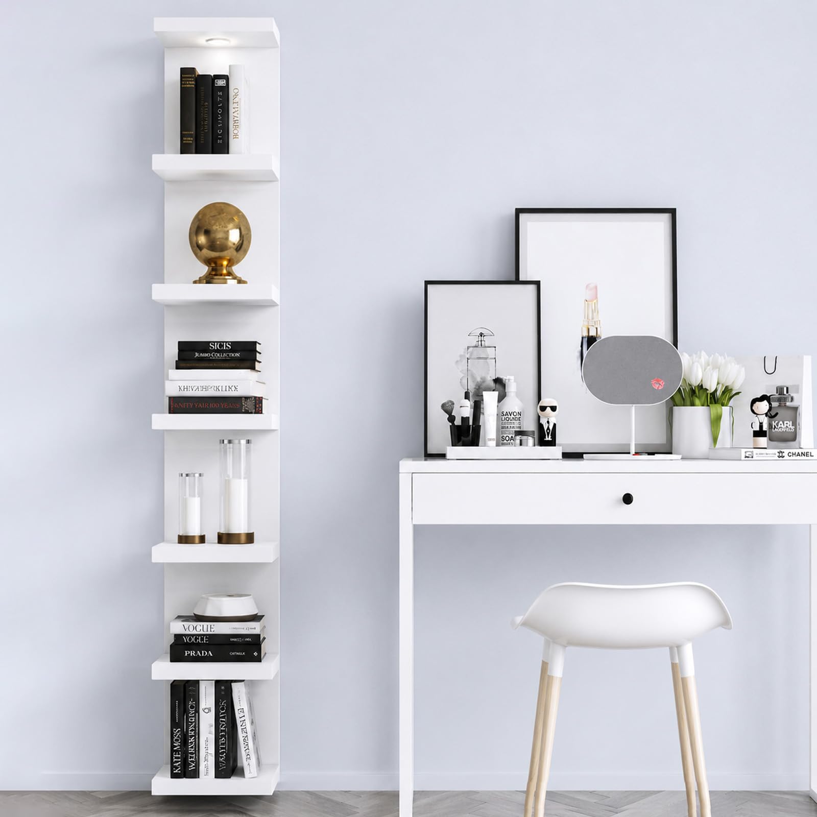 LitaEther mounting hardware and back detail, secure installation benefit