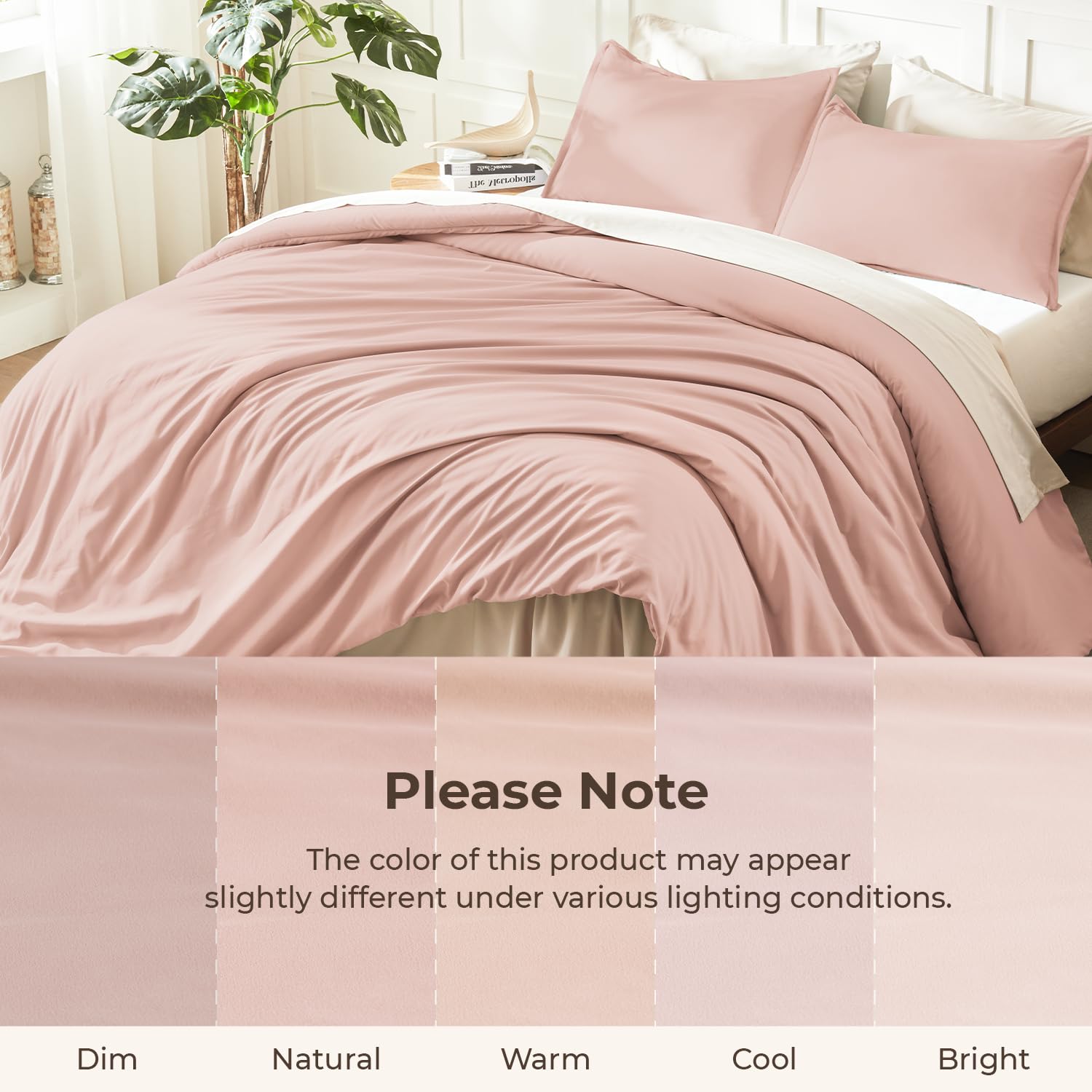 Litanika lifestyle bedroom with comforter showing calm decor and cozy mood