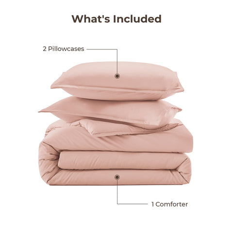 Litanika folded comforter next to ruler showing compact size and storage ease