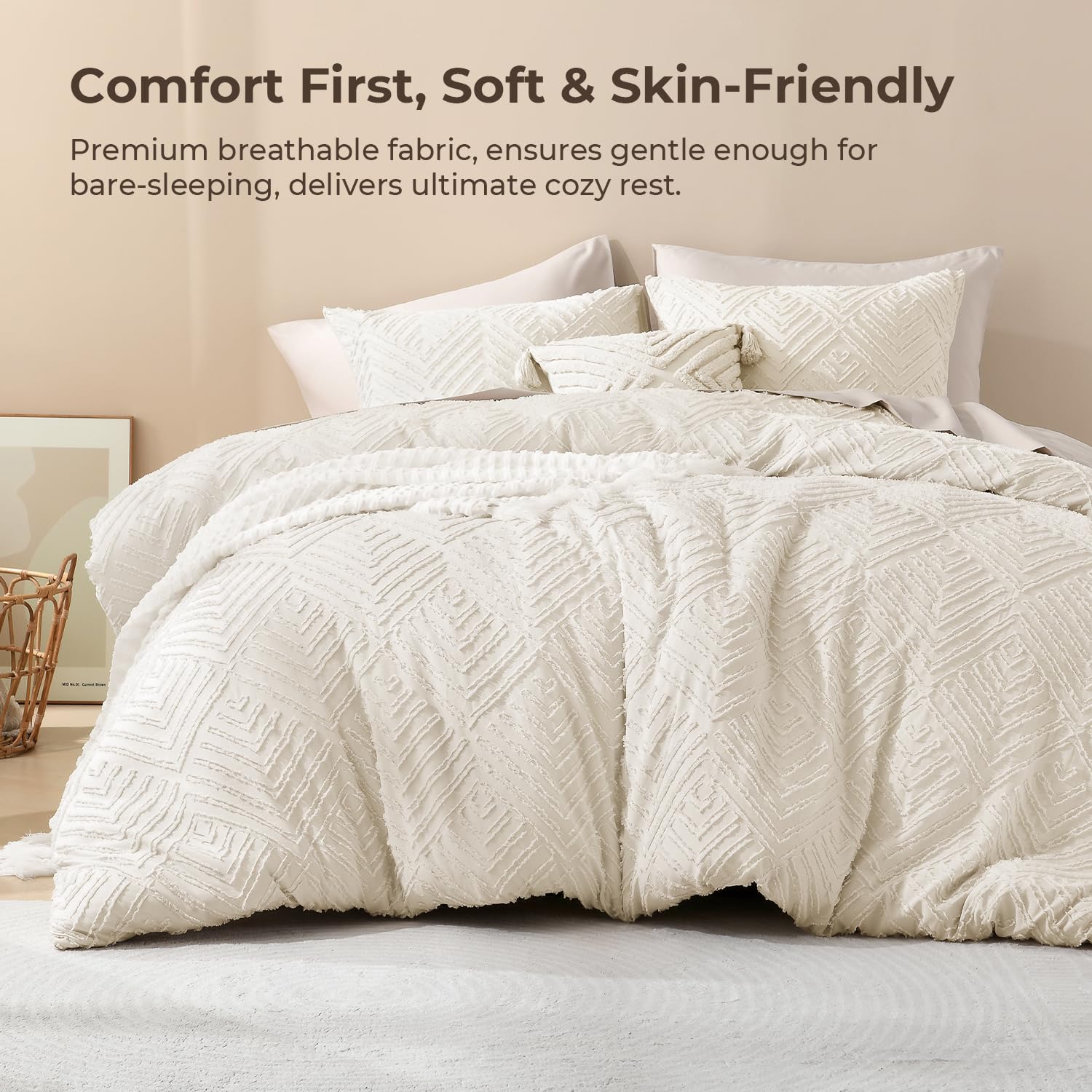 Litanika close-up tufted detail highlighting embroidered texture and visual depth