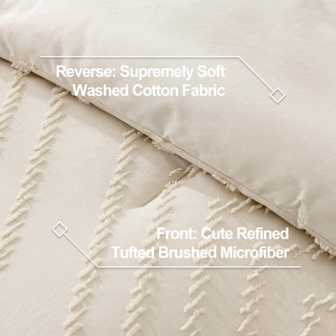 Litanika comforter displayed on king bed to show generous coverage and scale