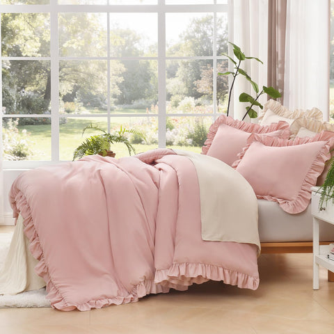 Litanika comforter on bed in styled room showing instant decor upgrade