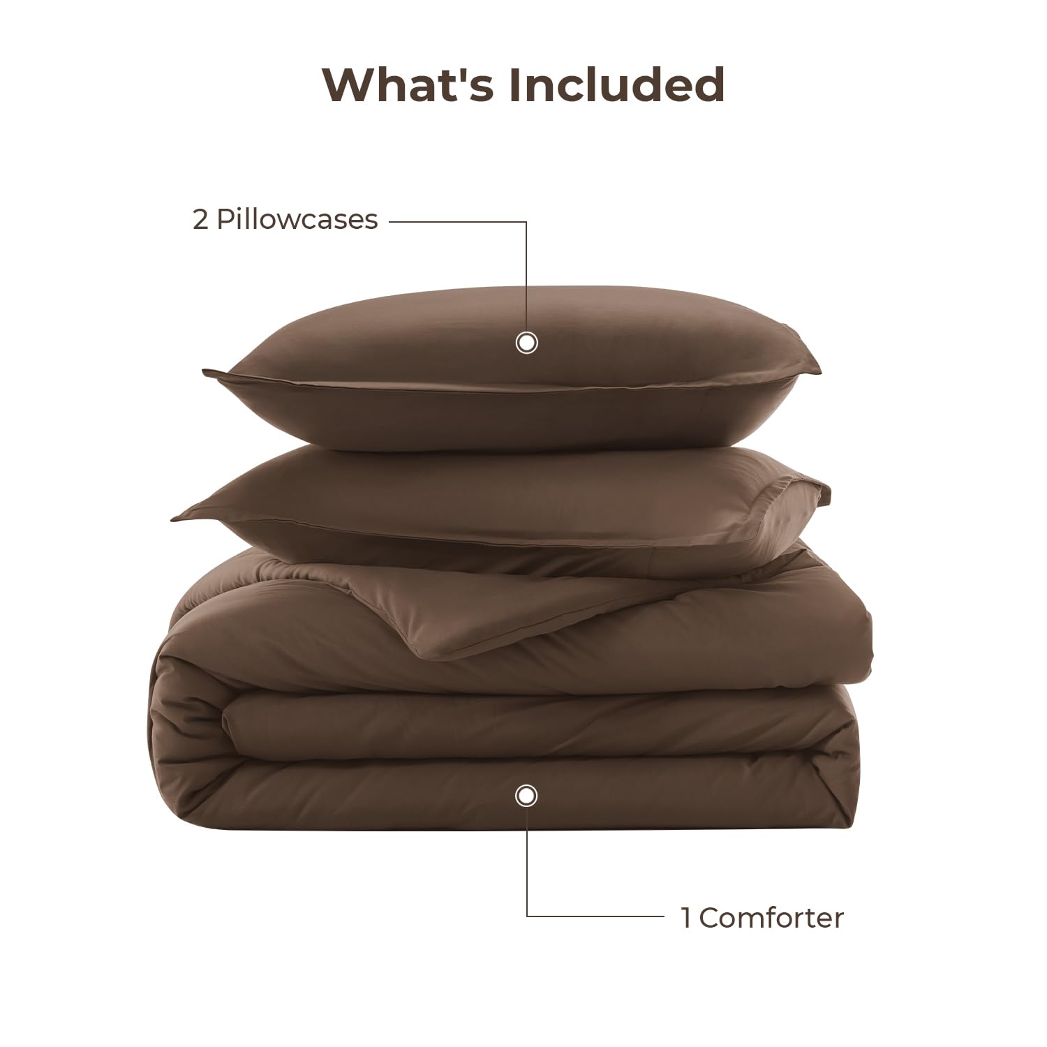 Litanika comforter next to ruler showing queen-size coverage and drape