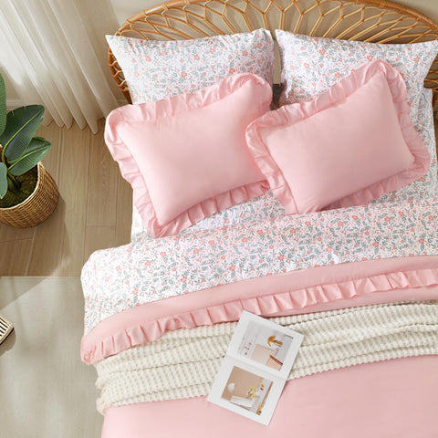 Litanika close-up of comforter fill showing plush loft for comfortable sleep