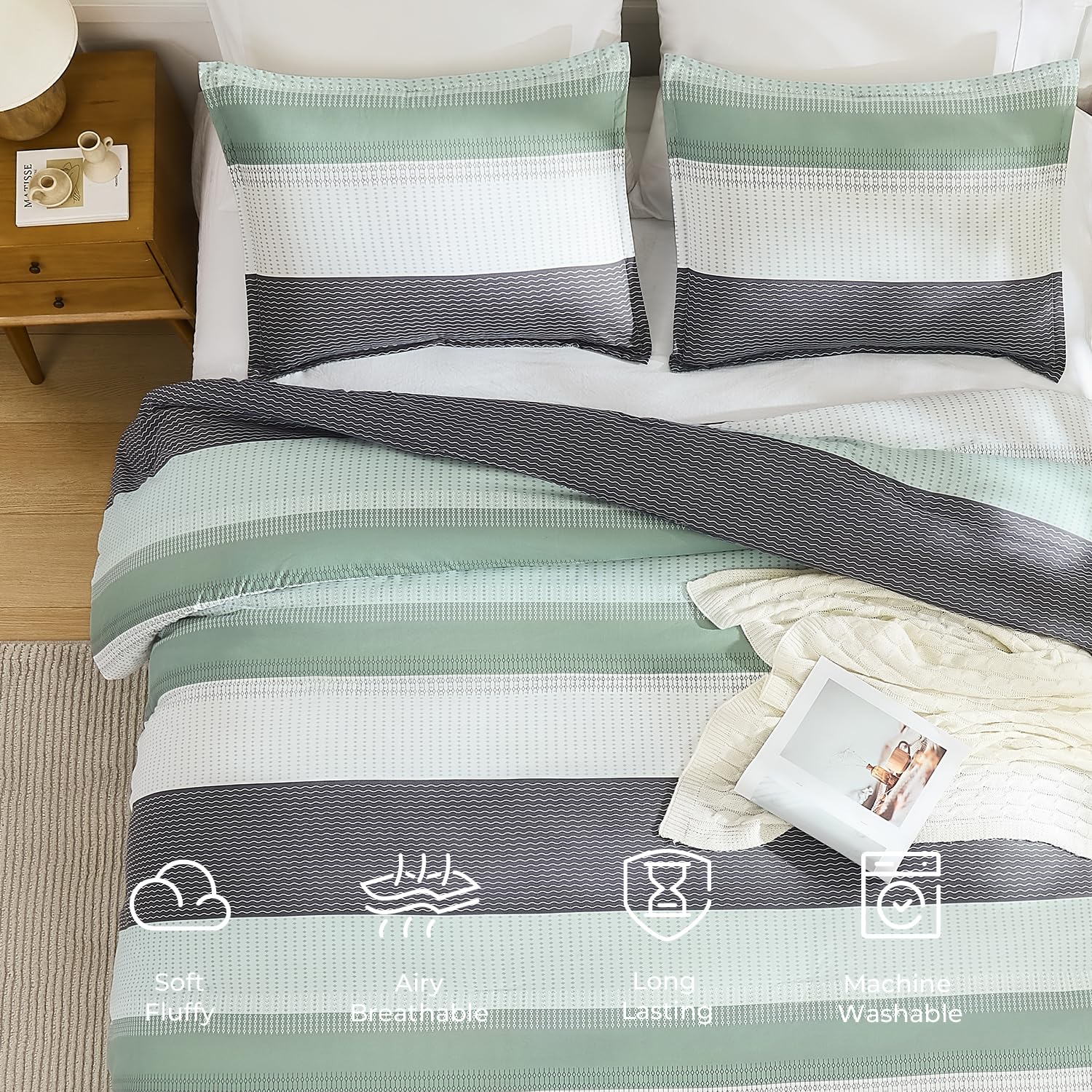 Litanika brushed microfiber texture close-up illustrating soft hand feel and skin-friendly comfort