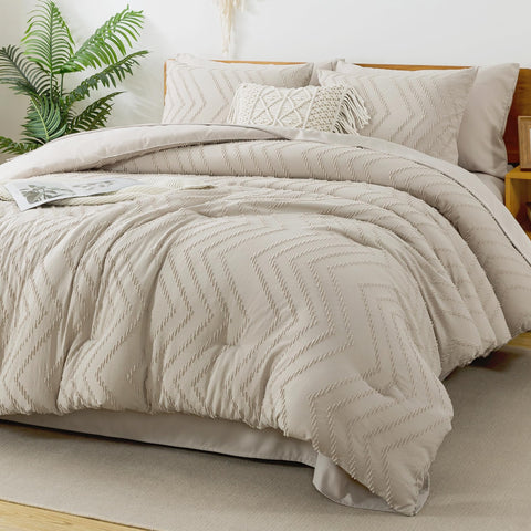 Litanika front view of comforter set showing full bedding and coordinated look