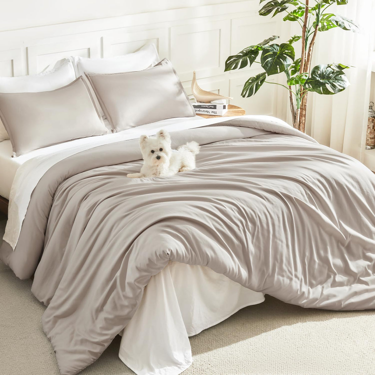 Litanika front view comforter showing full queen coverage and bright boho color