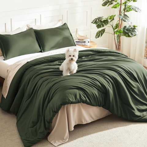 Litanika king comforter front view showing smooth finish and cozy appearance