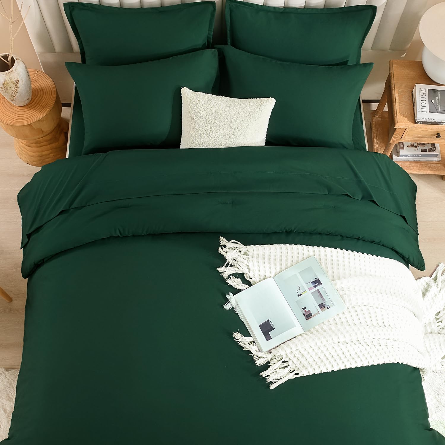 Litanika staged bedroom lifestyle shot showing set enhancing room decor