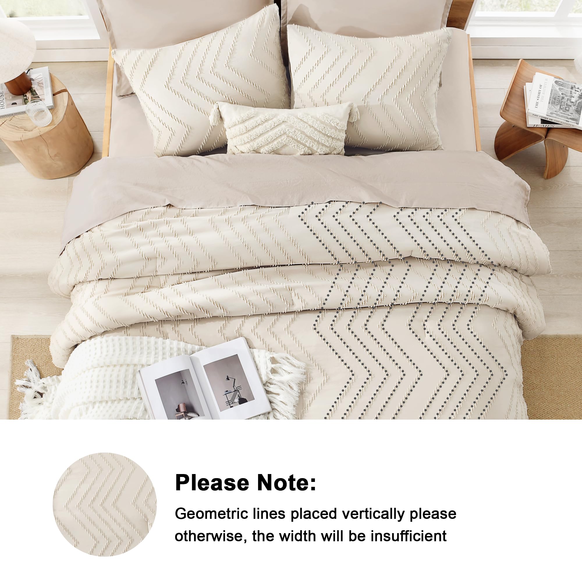 Stitching and fill closeup on Litanika comforter showing even, lump-free loft