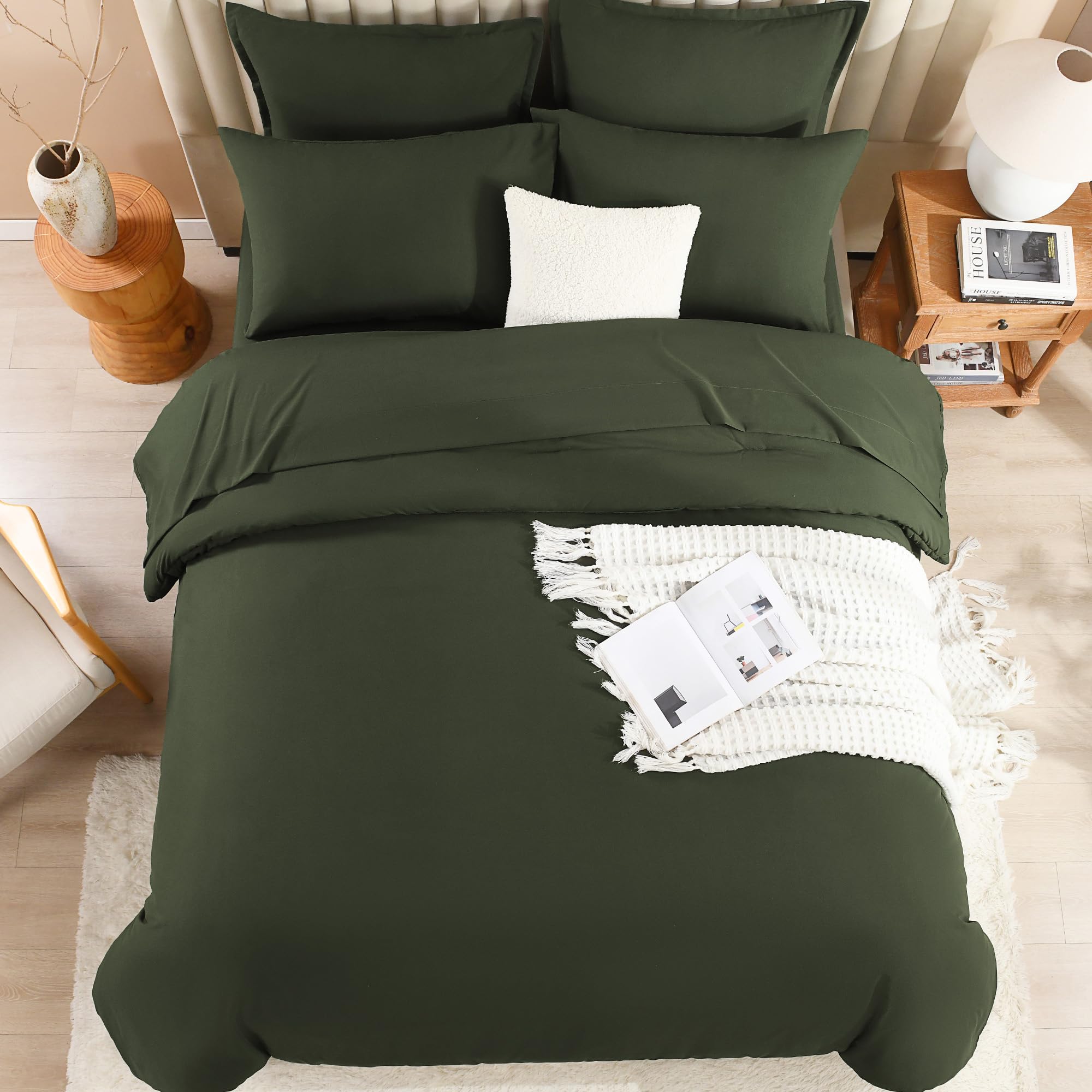 Litanika lifestyle shot of styled bedroom to visualize color and room impact