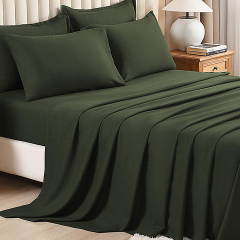 Litanika pillows and shams staged to show matching accents and comfortable support