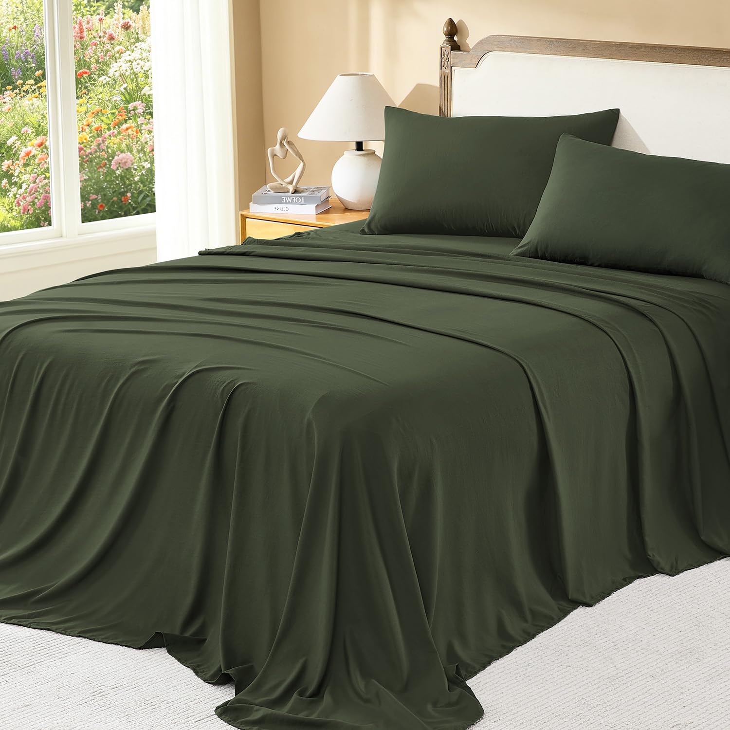 Litanika pillowcases and shams closeup showing matching finish and cozy support.
