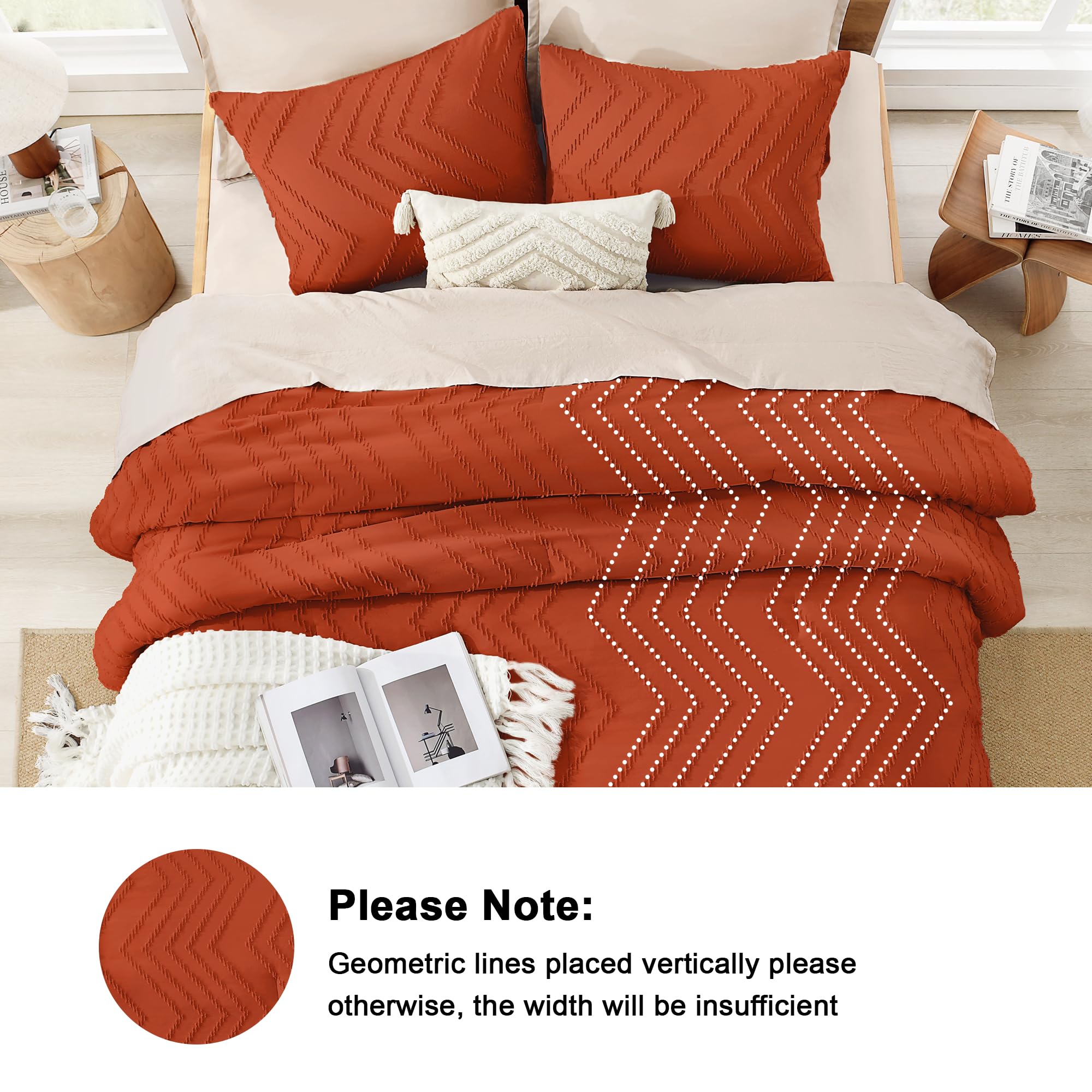 Litanika king pillowcase detail showing matching fabric and neat finish