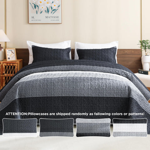 Litanika pillowcase detail highlighting matching stripes and neat finish