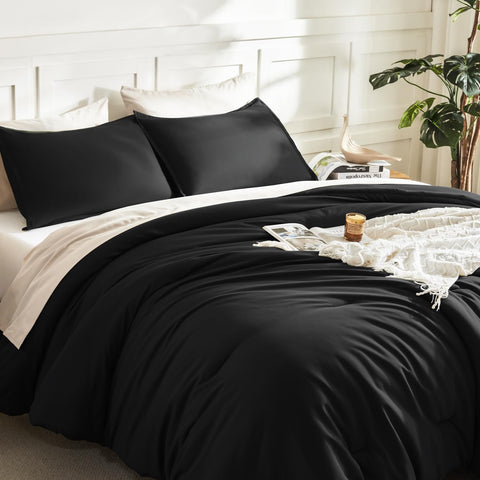 Litanika pillowcases and comforter side-by-side showing true scale and generous fit