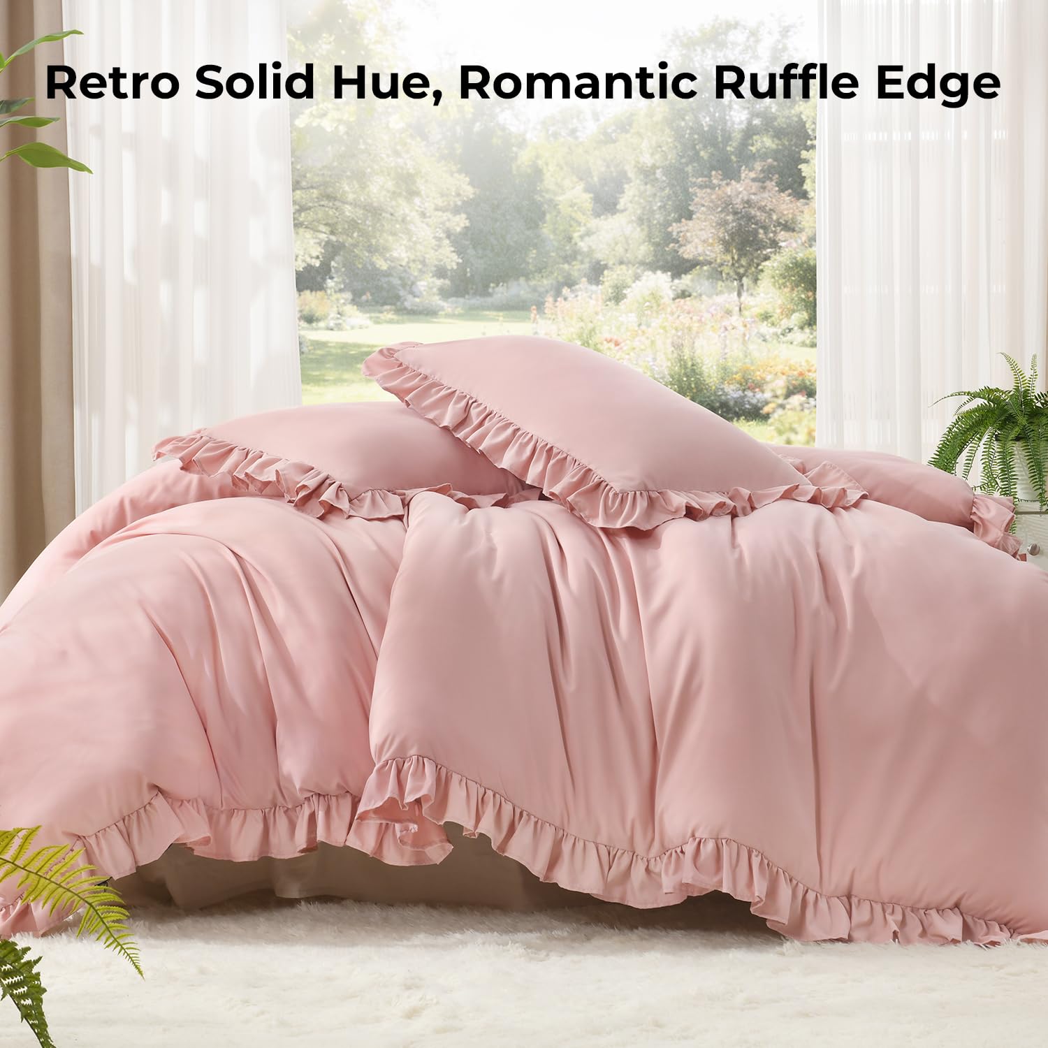Litanika close-up of ruffle edge highlighting romantic trim benefit