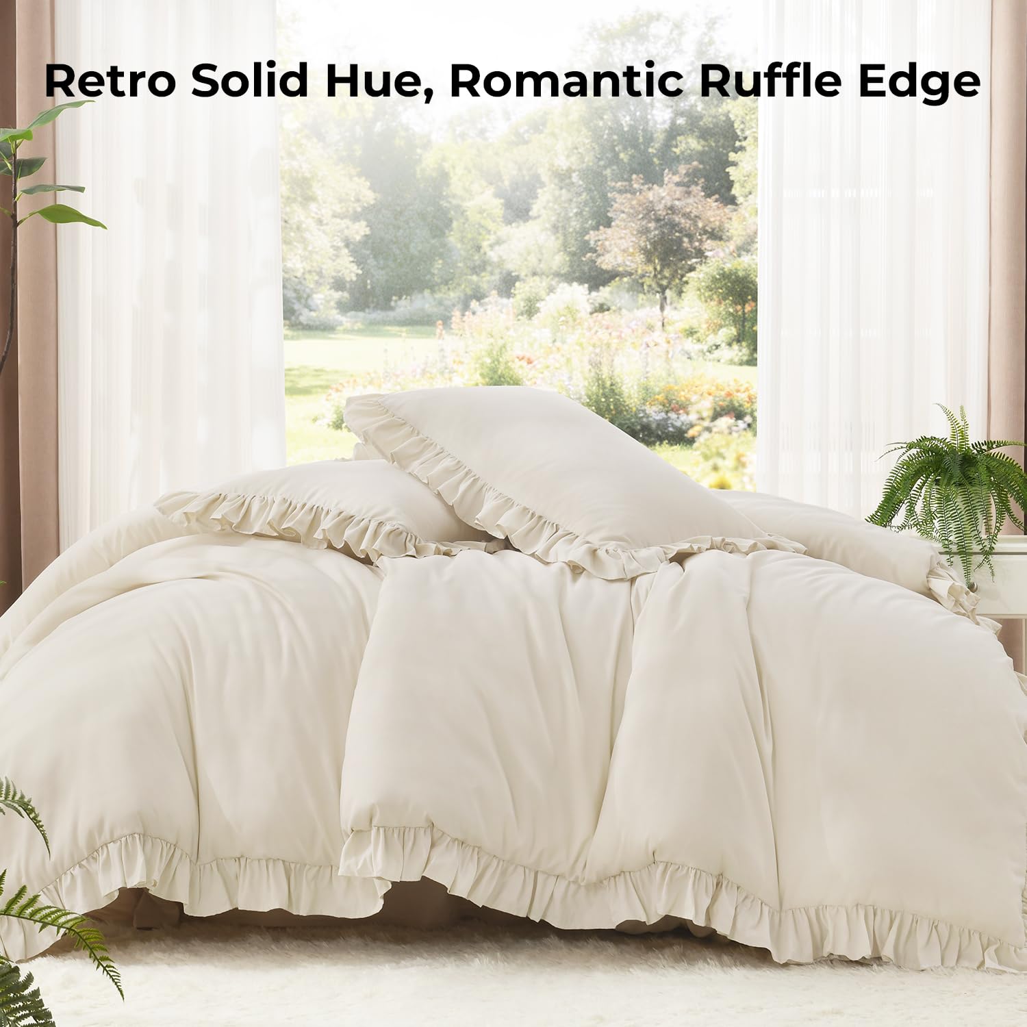 Litanika close-up of ruffle trim highlighting decorative texture benefit