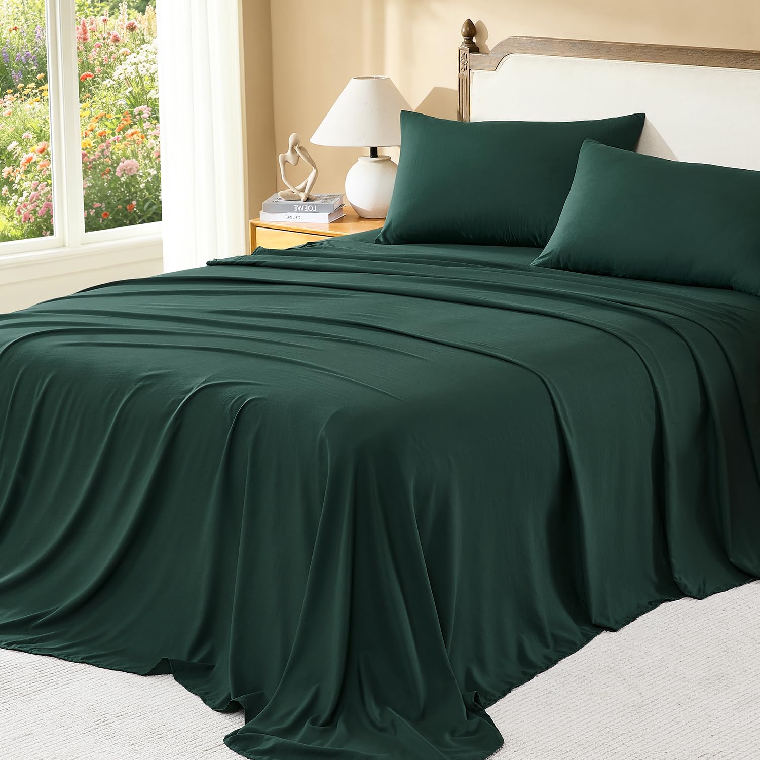 Litanika comparison showing California King spread for accurate size and generous drape