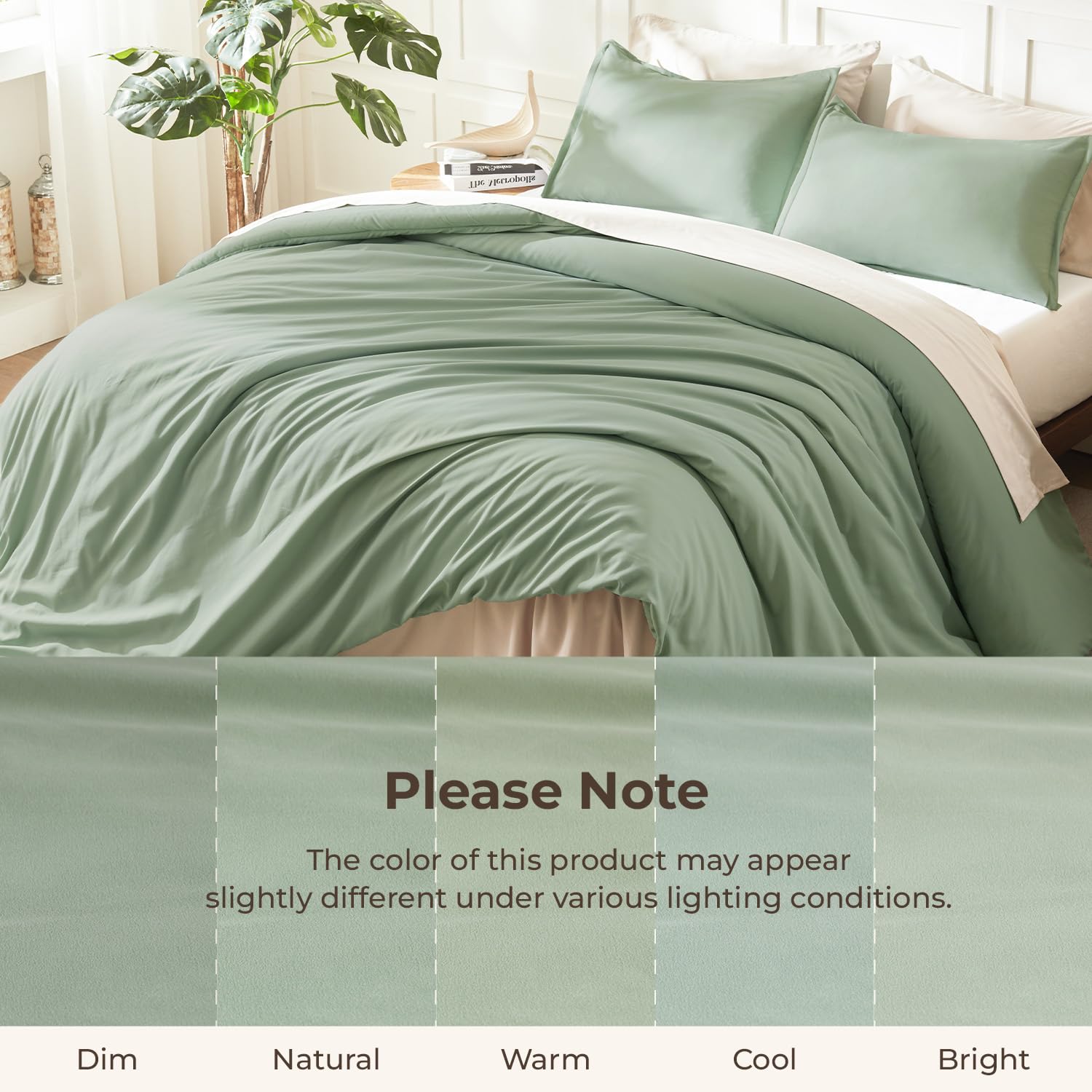 Litanika comforter on mattress for scale showing generous overhang and fit