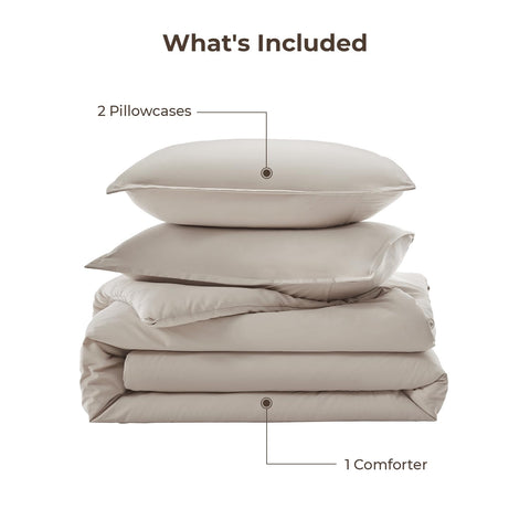 Litanika size comparison with ruler illustrating 104x90 inch comforter coverage