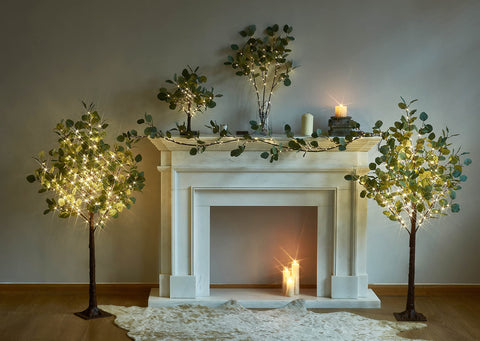 LITBLOOM styled as table centerpiece enhancing event atmosphere with greenery