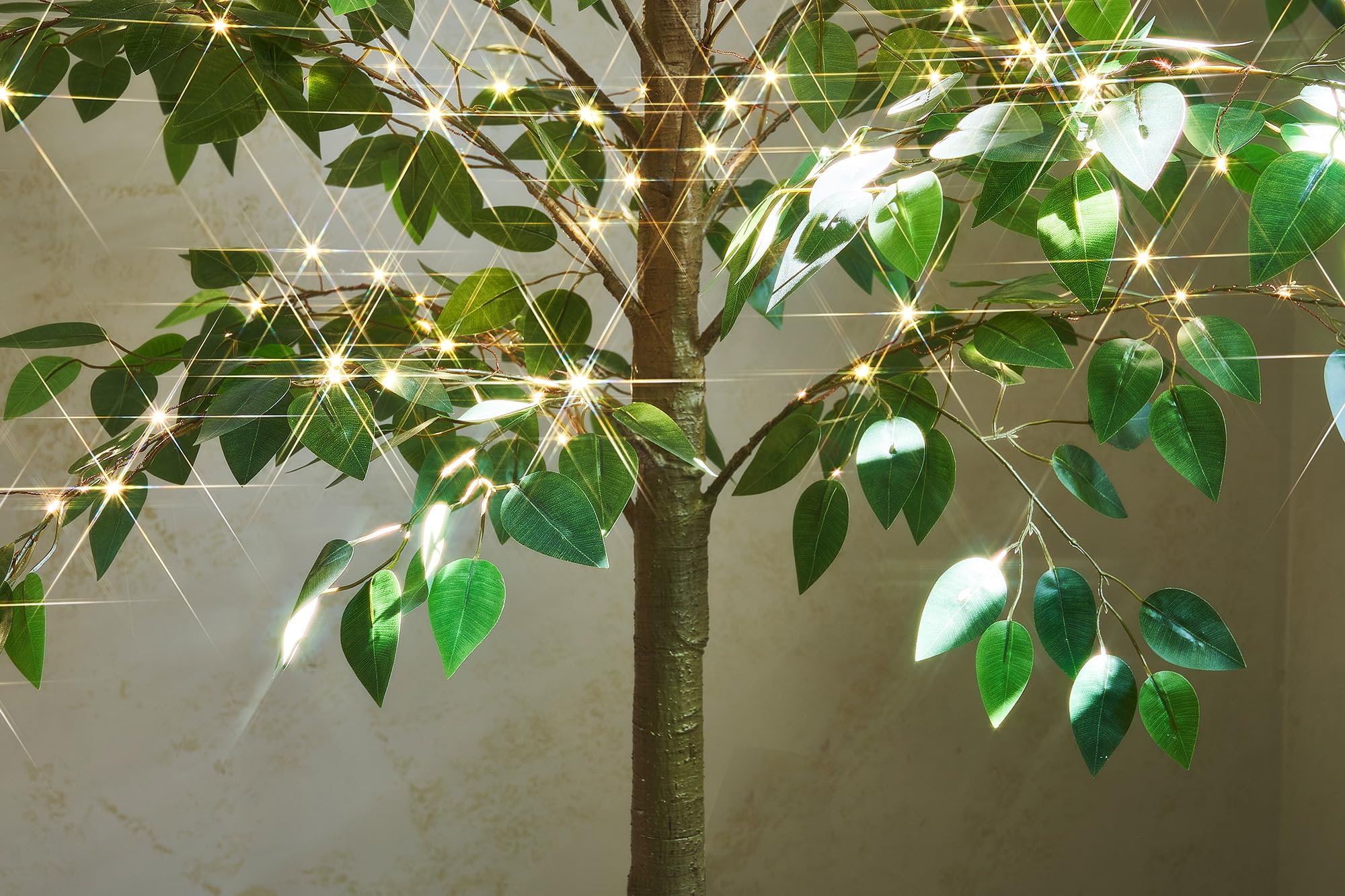 LITBLOOM ficus trunk detail highlighting handcrafted bark realism