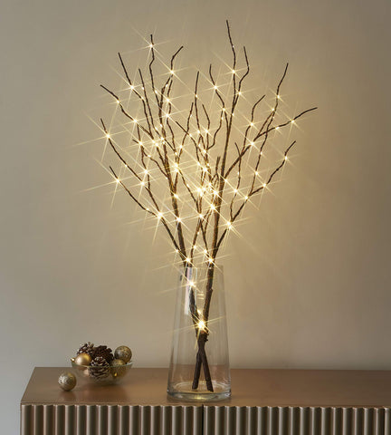 LITBLOOM front view showing full 32-inch branch set and warm glow benefit